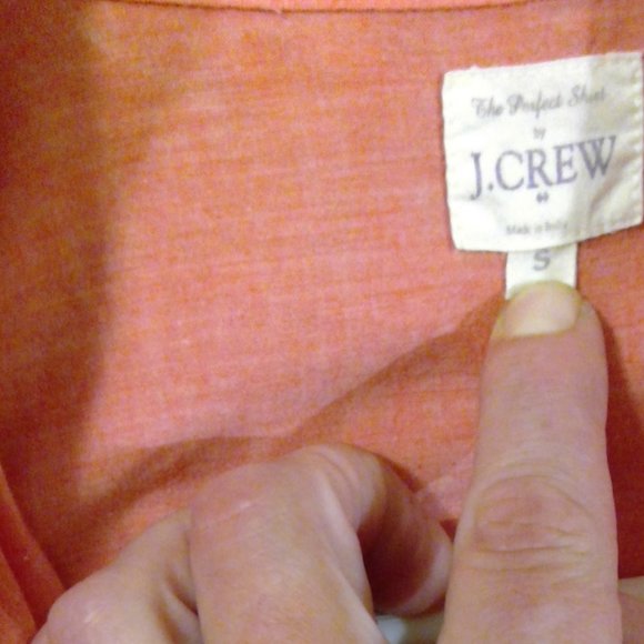 Female J Crew Salmon  blouse.  Size small. - Picture 2 of 3